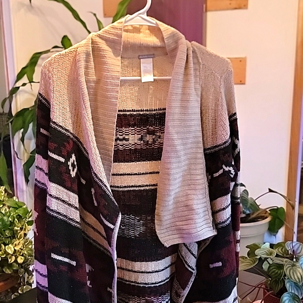 Aztec style cartigan